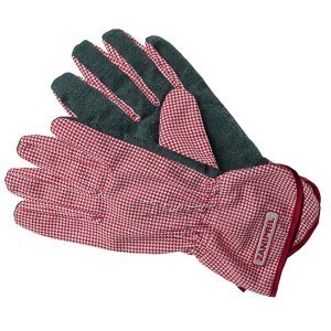 Embroidery on cotton gloves, made by Igro