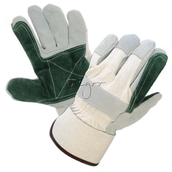 Green Leather Work Gloves “The Green”