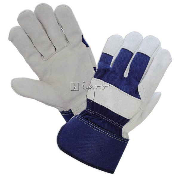 “The Blue” Leather Work Gloves