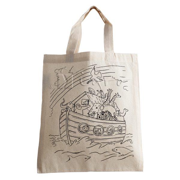 Coloring tote bag