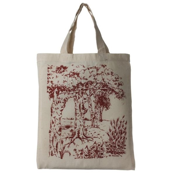 Kleine Baumwolltasche Aufdruck "Sommer"