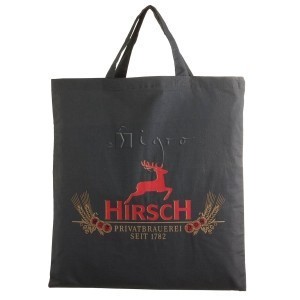 Cotton shopping bag with short handles