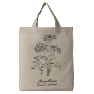 kleine Baumwolltasche Ringelblume