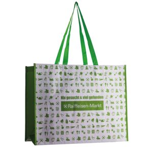 rPET Shopper mit beidseitiger Laminierung