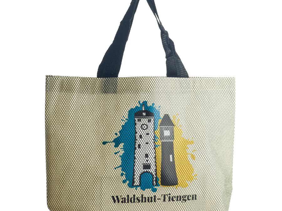 PP-Vlies Tragetasche mit Netzüberzug