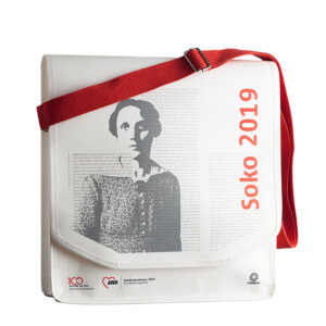 washable paper messenger bag