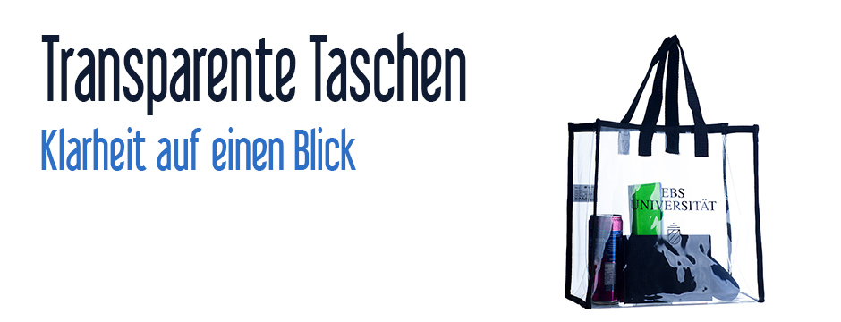 Transparente Taschen