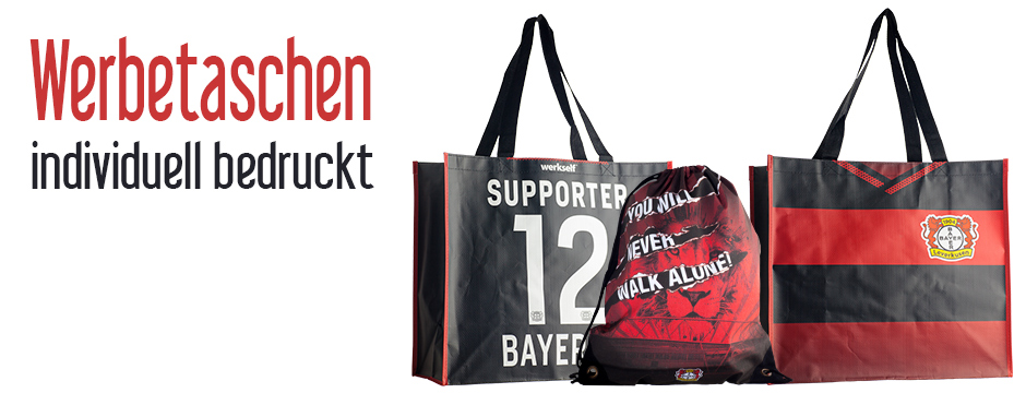 Werbetaschen individuell bedruckt