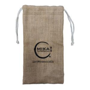 Jutesäckchen als Kaffeeverpackung