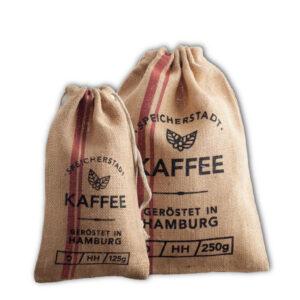 Jute Beutel mit Druck