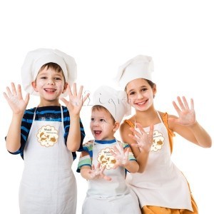 Kids bib apron