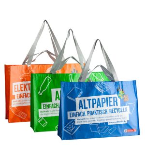 R-PET Recyclingtaschen Permanenttaschen