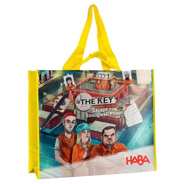 Individuell gefertigte R-PET-Tasche mit 4C-Druck und zusätzlicher Sonderfarbe